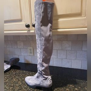 Tory Burch Suede Over the Knee Boots